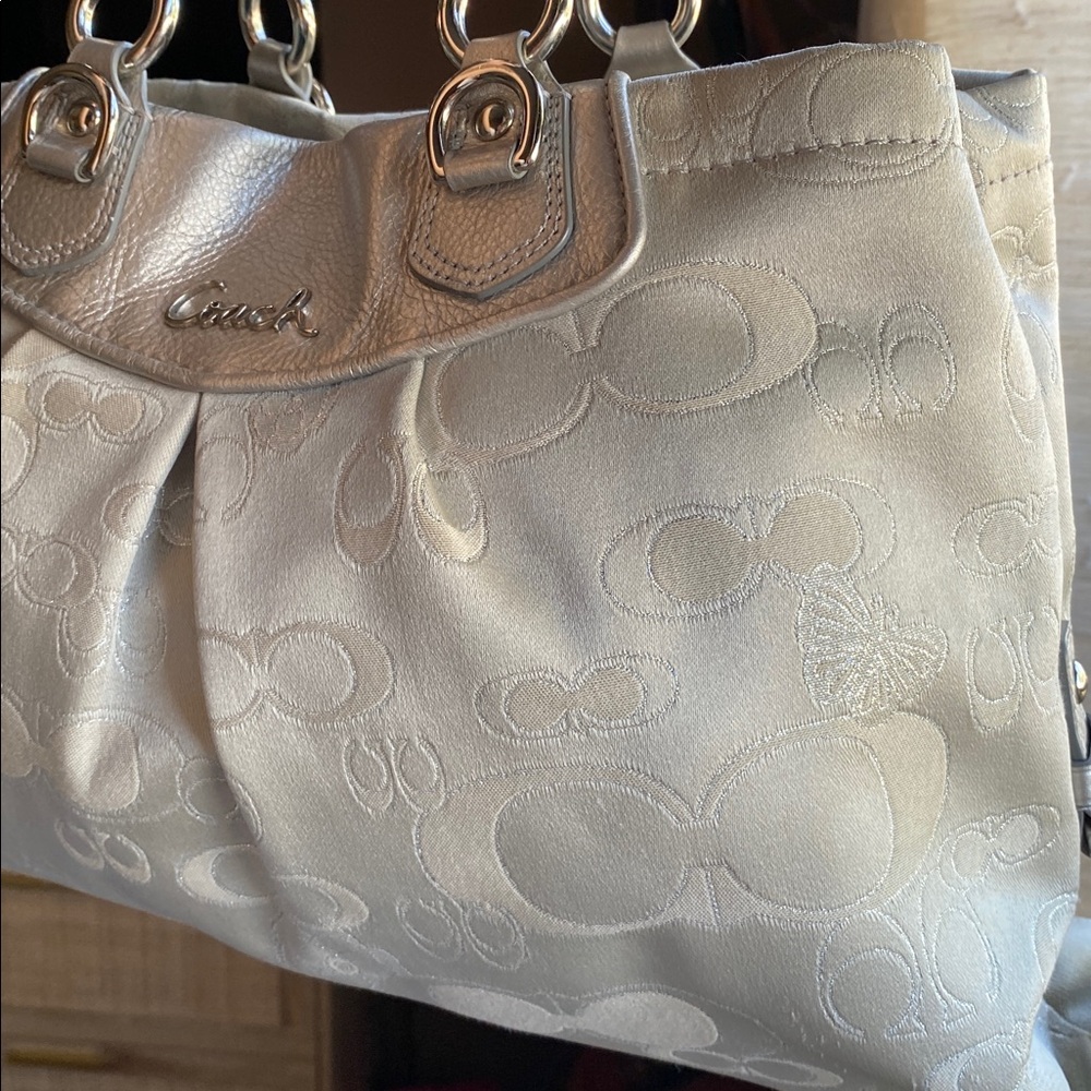 Coach Ashley Butterfly Garden Tote - Picture 3 of 10